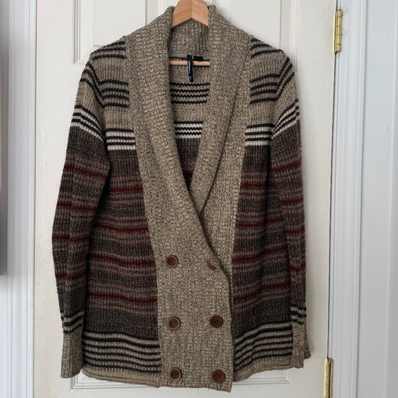 O'Neill Sweaters - O'NEILL Double Breasted Shawl Collar Cardigan Sweater
